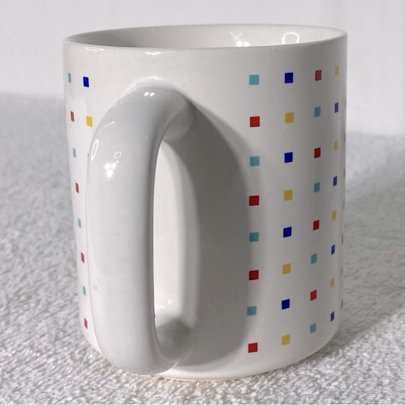 Vintage Ceramic Tony Colourful Squares 'The Boss' Coffee Mug - Picture 3 of 10